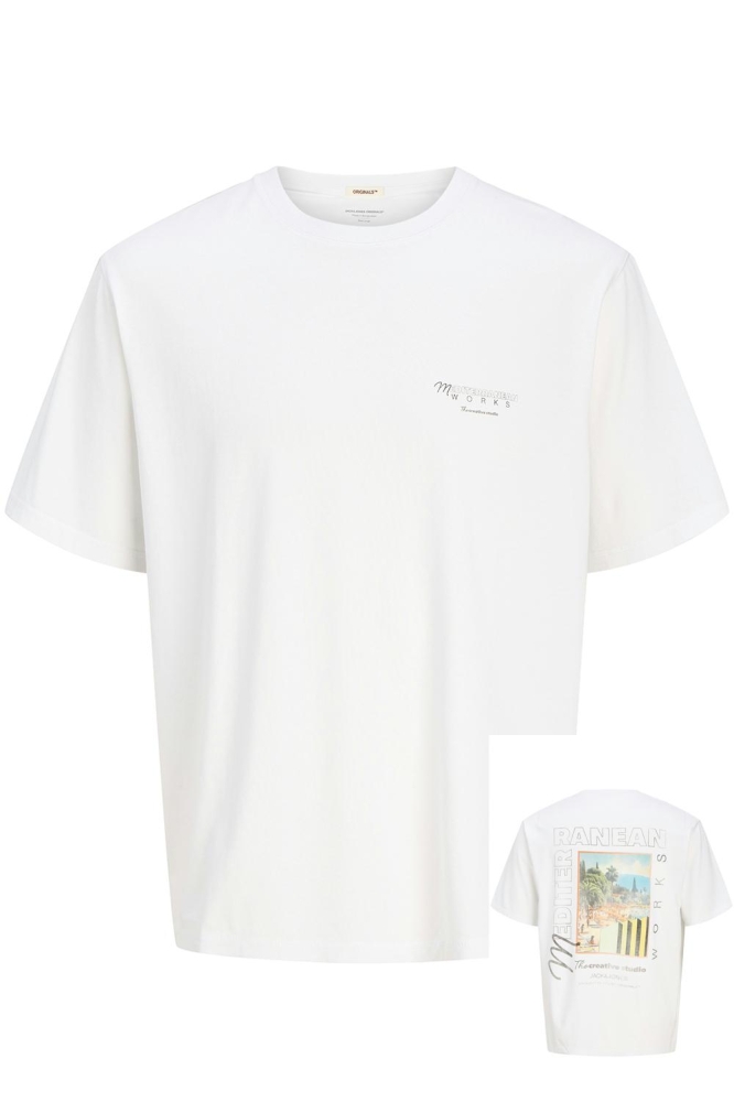 JORALMERIA WORLD TEE SS CREW NECK 12276785 BRIGHT WHITE